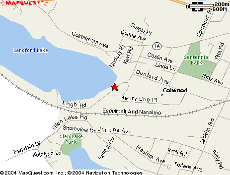 Detailed victoria bc map